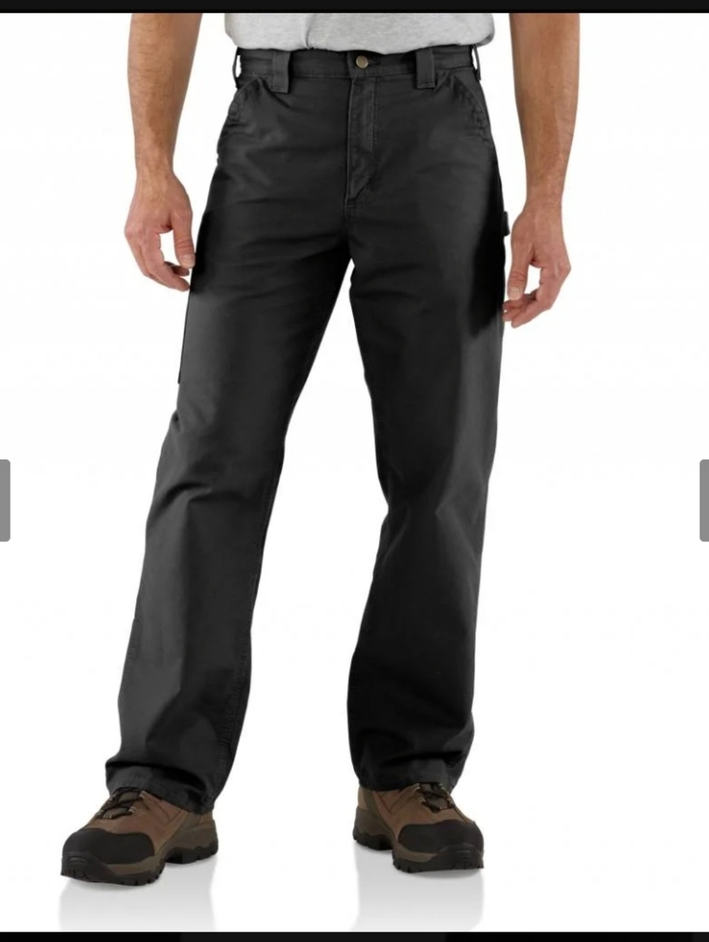 Carhartt Men's B151 Loose-Fit Black Canvas Work Pant